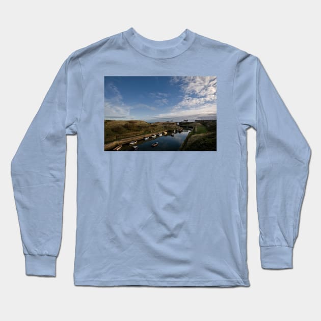 November at Seaton Sluice (2) Long Sleeve T-Shirt by Violaman